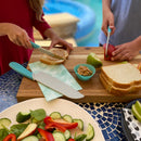 Handstand Kitchen Chef's 3 Piece Knife Set Kid-Safe Nylon Knives KPS-3KNSET