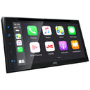 JVC Double DIN 6.8" LCD Touchscreen Carplay Android Auto DVD/CD Player KW-V660BT