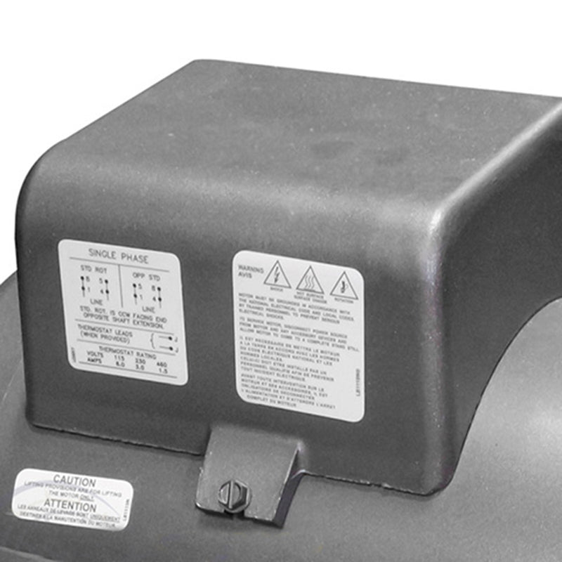 Baldor 7.5 HP Single Phase Electric Motor 230 Volts 215T Frame 1750 RPM L1510T