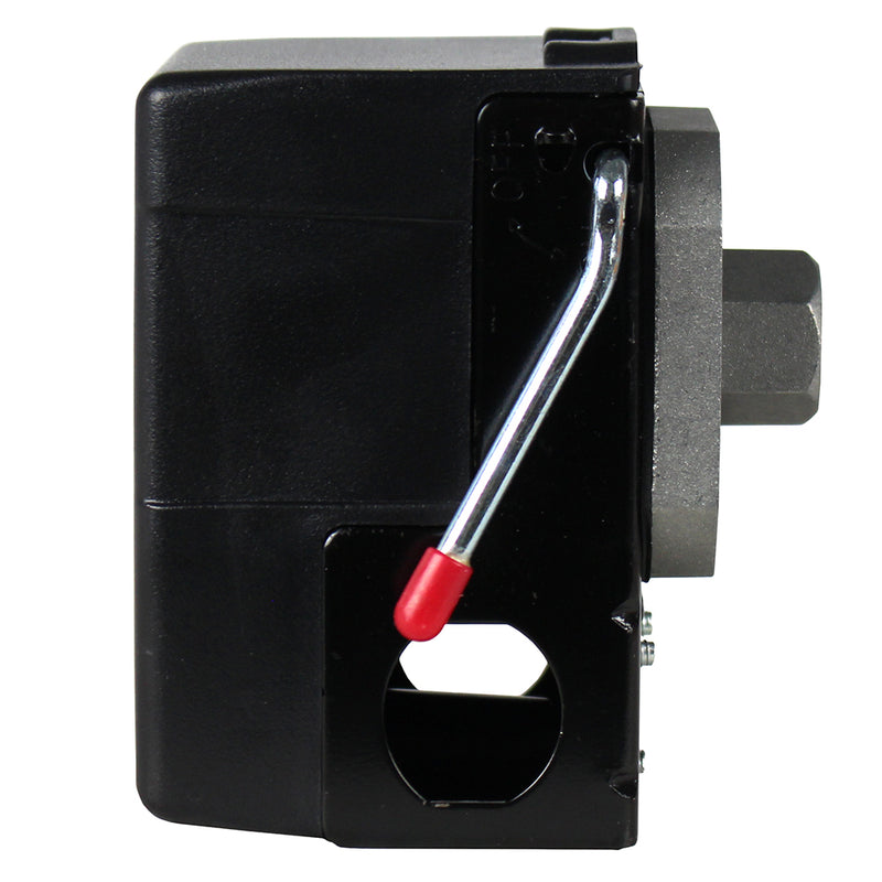 Single Port 25 Amp 95-125 PSI Heavy Duty Air Compressor Pressure Switch