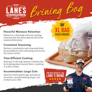 Lane's BBQ Brining Bag Disposable 24x24 For 25 Pound Turkey LANESBAG