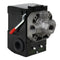 Lefoo 110-150 PSI 4 Port Pressure Switch Air Compressor Control with Unloader 20 Amp LF10-M4