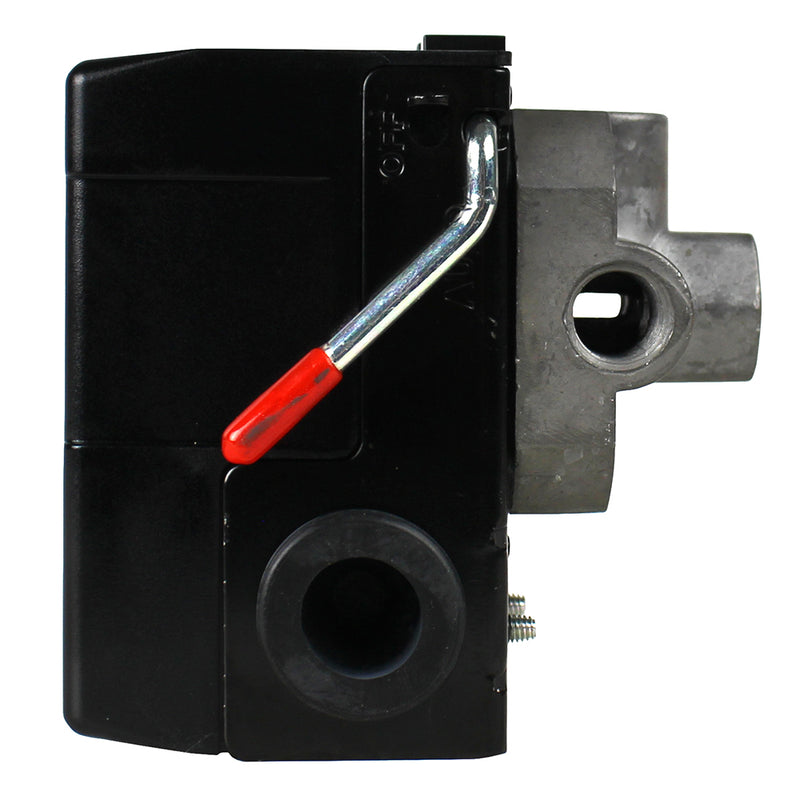 Lefoo 110-150 PSI 4 Port Pressure Switch Air Compressor Control with Unloader 20 Amp LF10-M4