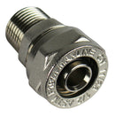 RapidAir MaxLine 3/8" NPT x 1/2" Straight Tubing Adapter M8001