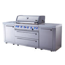 Mont Alpi 6 Burner Island Grill 115,000 BTU Stainless Steel MAi805