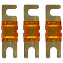 Xscorpion Mini ANL Fuses Gold Plated 150 Amp 3 Pack MANL150G