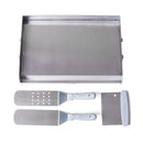 Mont Alpi Stainless Steel Griddle Insert Cutter 2 Spatulas Stainless Steel MASHP