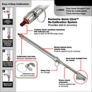 Milton S-986C Dual Head Straight Foot Field Re-Calibratable Tire Pressure Gauge