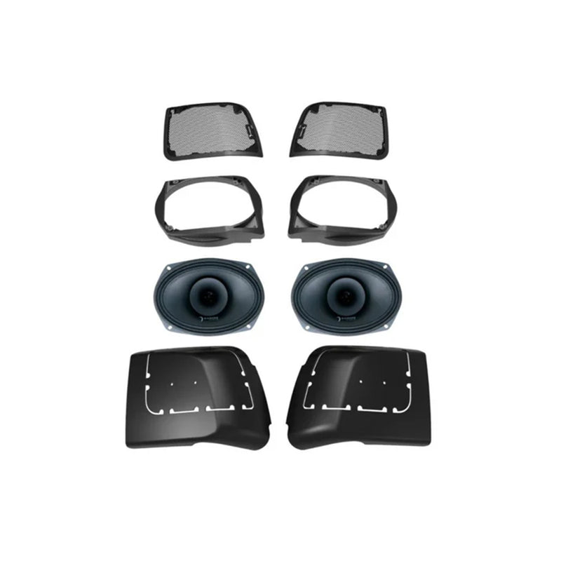 Diamond Audio Cut In Lid Kit w/ MP692 Speaker for Harley Davidson MSMP692LK