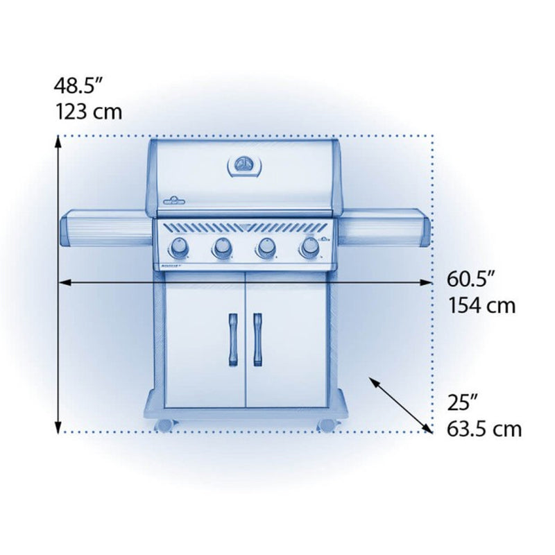 Napoleon Rogue XT 525 with Smoker Box RXT525PSS-1-A