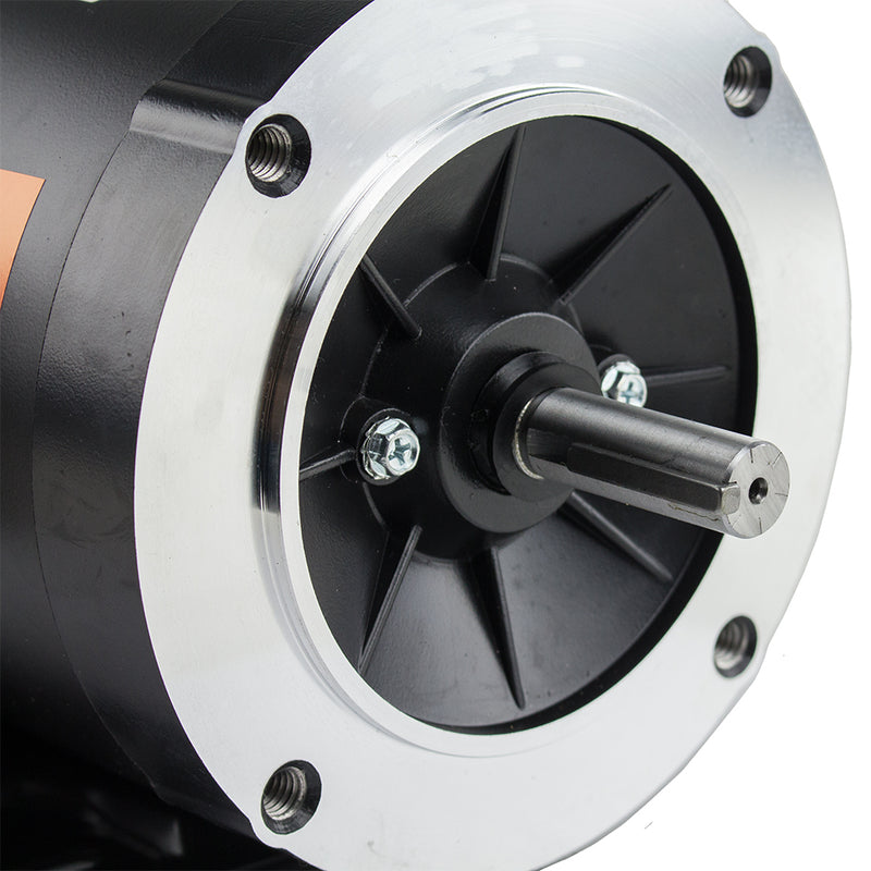 1/2 HP Electric Motor 3 Phase 56C Frame 1800 RPM TEFC  208 230 / 460 Volt NAT12-18-56CB