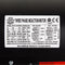 1/2 HP Electric Motor 3 Phase 56C Frame 1800 RPM TEFC  208 230 / 460 Volt NAT12-18-56CB