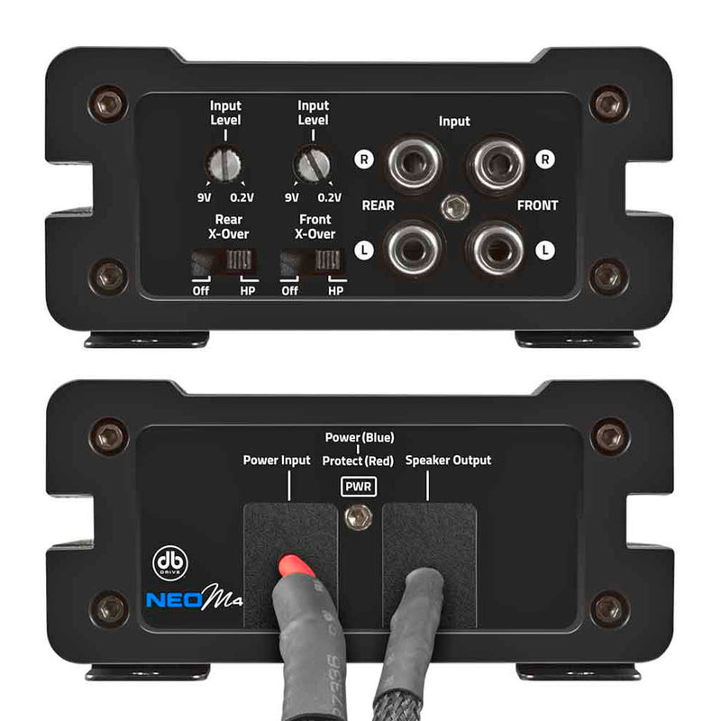 DB Drive 4 CH Full Range Mini Amplifier Class D 400W 4 Ohms NEO Series NEO-M4