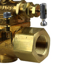 High Flow 3/4" Female 145-175 PSI Pilot / Unloader Check Valve Combo 60 CFM for Gas Compressors