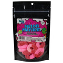 Omega Bursts Melon Mayhem Super Sour Watermelon Gummy Rings 6 Oz OBMELON