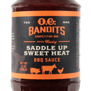 O.G. Bandits Saddle Up Sweet Heat BBQ Sauce 21 Ounce Competition Award Winning
