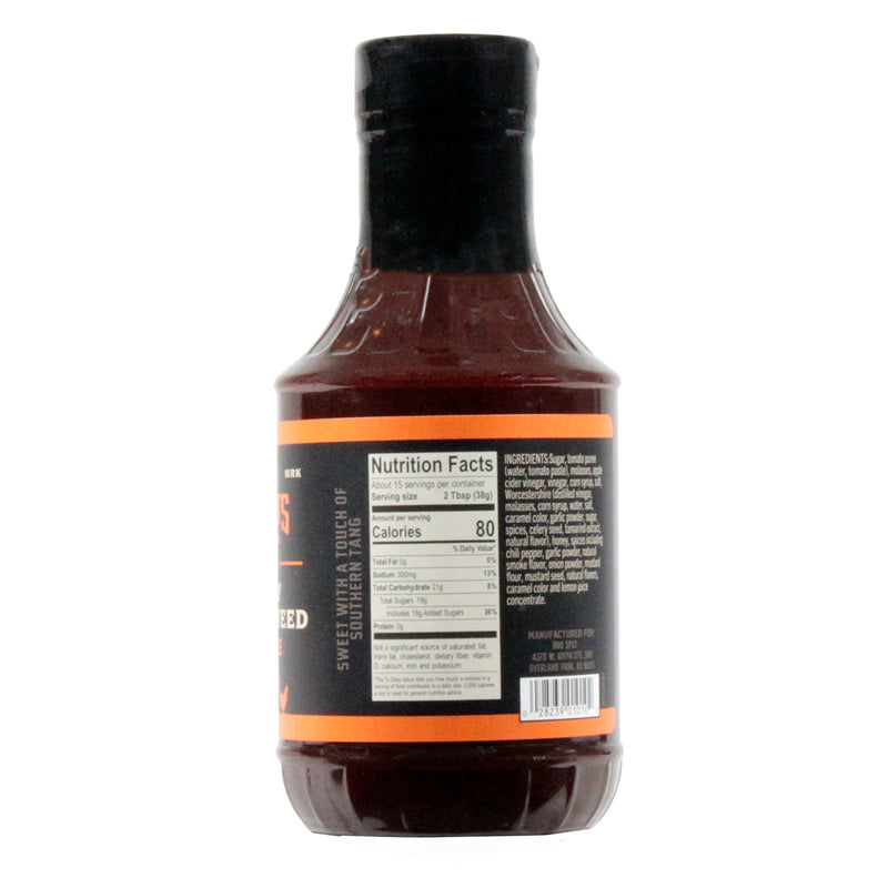 O.G. Bandits Tangy Tumbleweed BBQ Sauce 20.5 Ounce Competition Award Winning