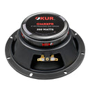 OKUR 8" Midrange Speaker Pair Pro Audio 4 Ohm 350 Watts Max Power Black OMR8PR