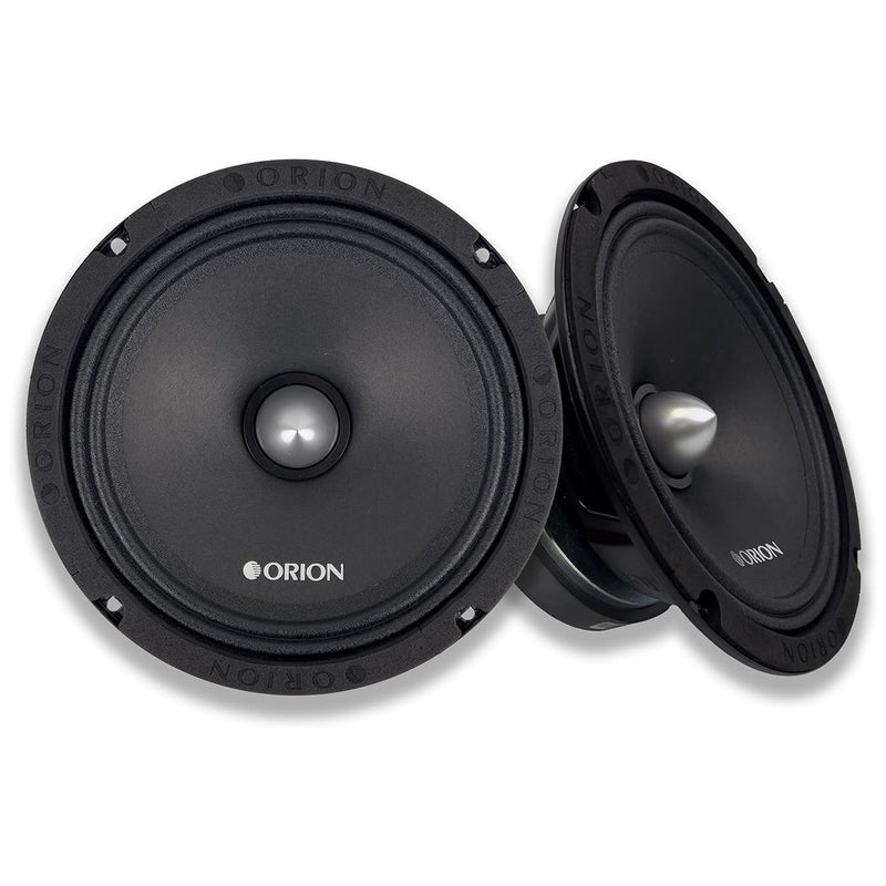 8" Midrange Speaker 1200W Max Music Power High Efficiency Orion CM85 4 Ohm Pair