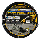 BluBird OilShield 3/4" X 20' Rubber Farm Fuel Transfer Hose with Static Wire OSFH3420