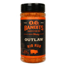 O.G. Bandits Outlaw Rib Rub Seasoning Sweet Pecan Jalapeno Black Pepper 12.6oz