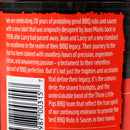 Three Little Pigs Kansas City Style Sweet BBQ Sauce 20.2 Oz Award OW85500