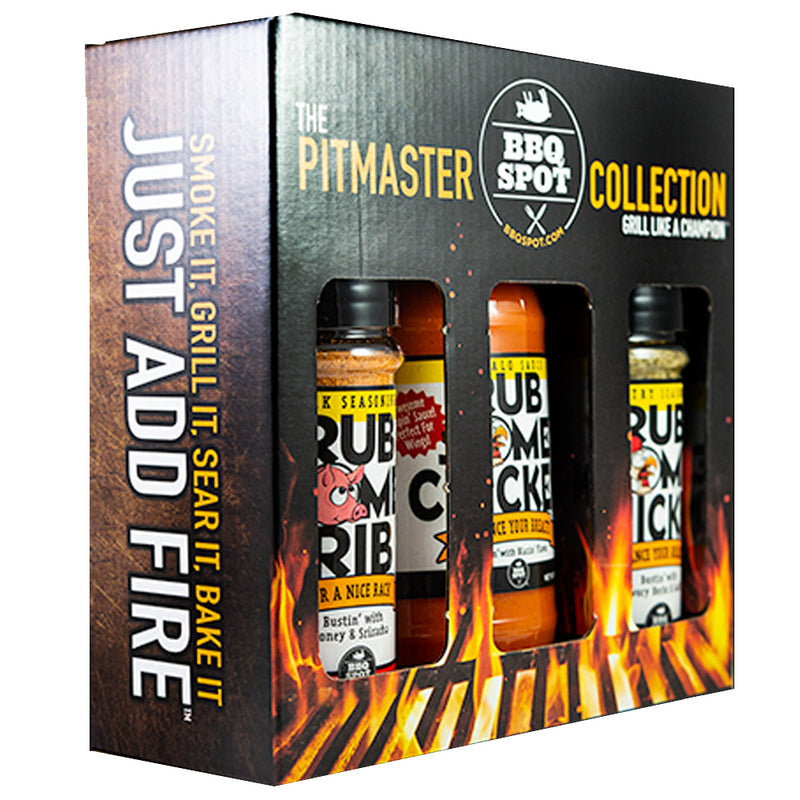 BBQ Spot Pork Poultry Rub Seasoning Buffalo Sauce Pack Pitmaster Collection