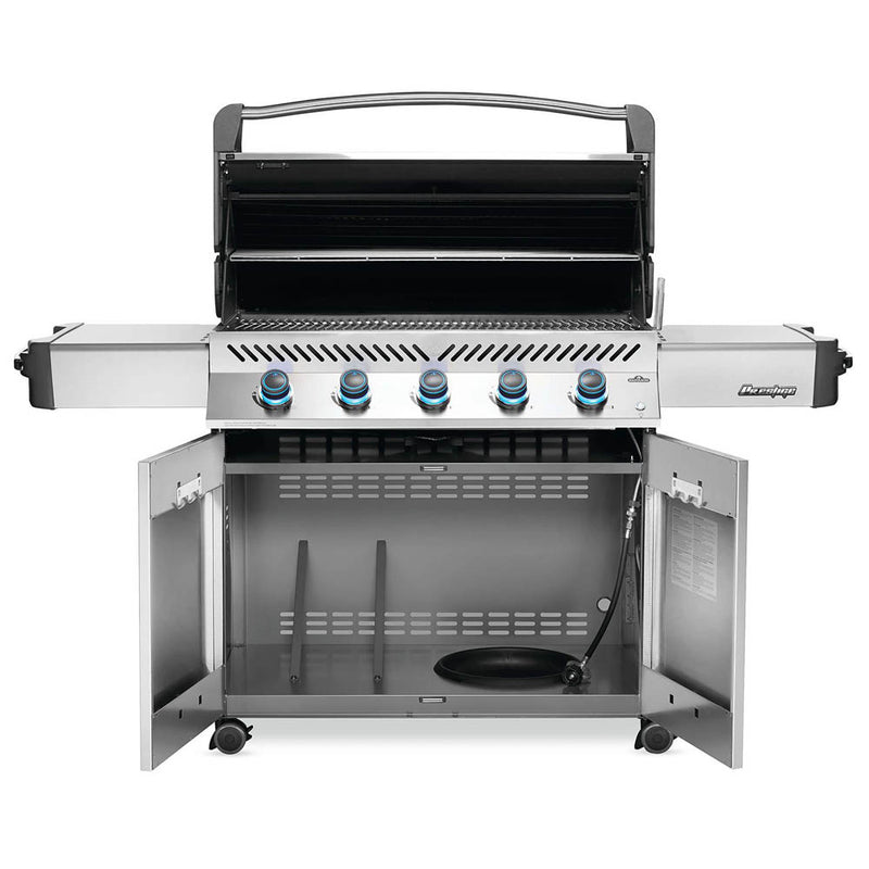 Napoleon Prestige P665 Propane Gas Grill 5 Burner 60,000 BTU Stainless Steel