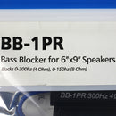 PAC BB-1PR Pair of Bass Blockers for 6x9" Speakers 0-300Hz 4 Ohm 0-15Hz 8 Ohm