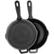 Pit Boss 12" Inch Cast Iron Deep Skillet with Lid Pre Seasoned Non Stick 68005