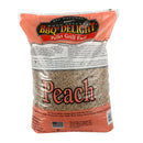 BBQR's Delight Peach Flavor BBQ Wood Pellets Grill Fuel 20 Lb Bag All Natural