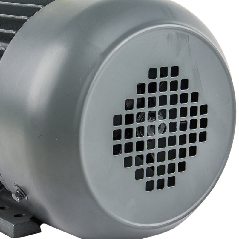 2 HP 3 Phase Electric Motor 1800 RPM 145T Frame TEFC 230/460V Premium Efficiency