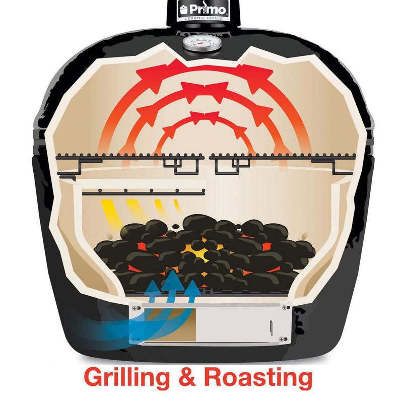 Primo Grills Junior 200 Ceramic Kamado Grill Head Only PGCJRH