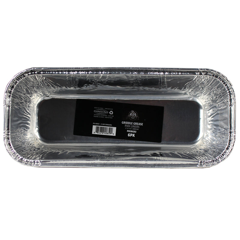 Pit Boss Foil Griddle Grease Pan Liners for PB5BGD2 Griddle 6 pack 40859