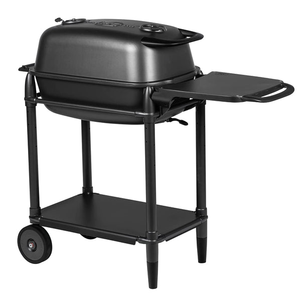 Portable Kitchens PK300-BCX Charcoal Grill & Smoker Graphite & Black