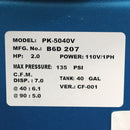 Puma 40-Gallon Vertical Air Compressor With 5.5 CFM At 90 PSI 110/220V PK5040V