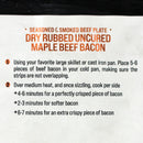 Certified Piedmontese Maple Beef Bacon