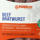 Certified Piedmontese Original All Beef Bratwurst