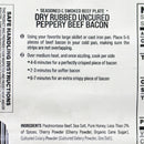 Certified Piedmontese Peppered Beef Bacon