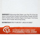 Certified Piedmontese All Beef Traditional Sausage 4 Links