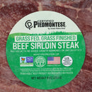 Certified Piedmontese Sirloin Steak 8 oz Grass Fed