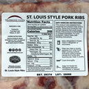 Certified Piedmontese St Louis Pork Ribs
