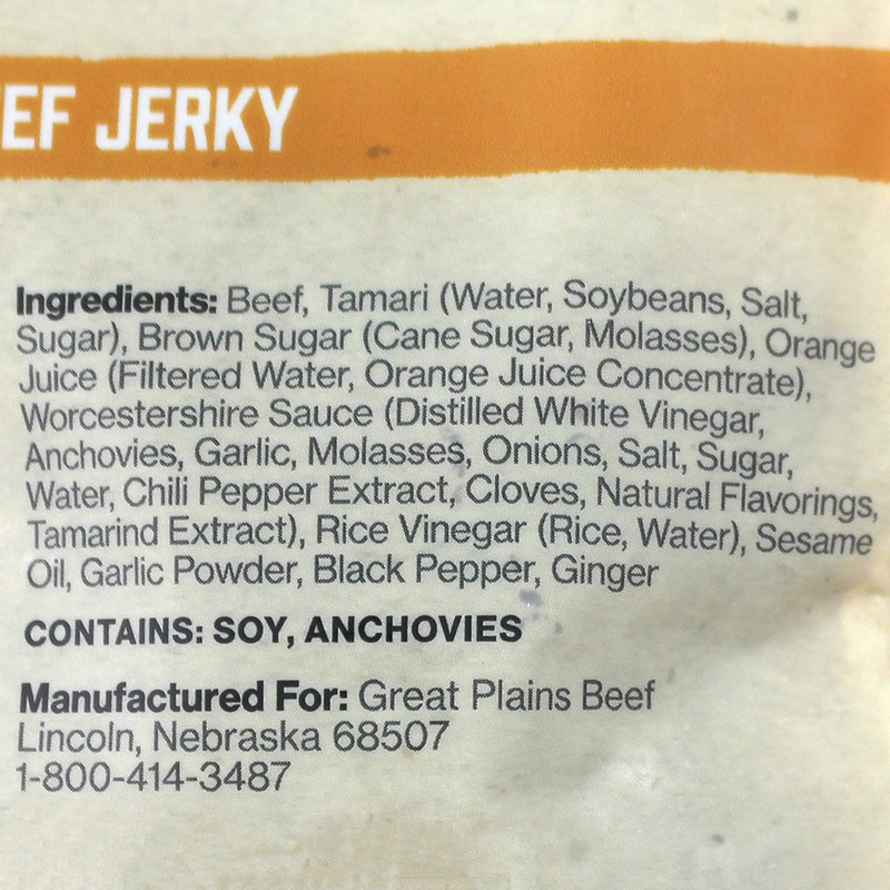 Certified Piedmontese All Natural Teriyaki Beef Jerky