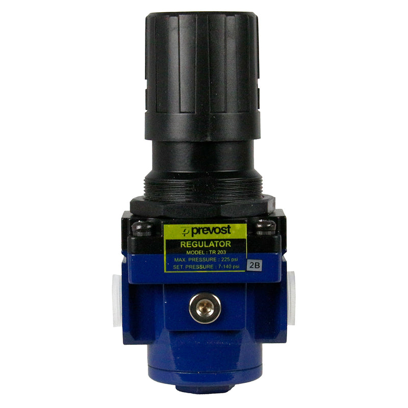 Prevost KTR 203 Compressed Air In Line Regulator 1/2" FNPT 225 Max PSI  141 SCFM