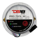 DS18 3.8" Pro Super Bullet Tweeter Pair 200 Watts 4 Ohm RGB LED Lights PRO-TW1L