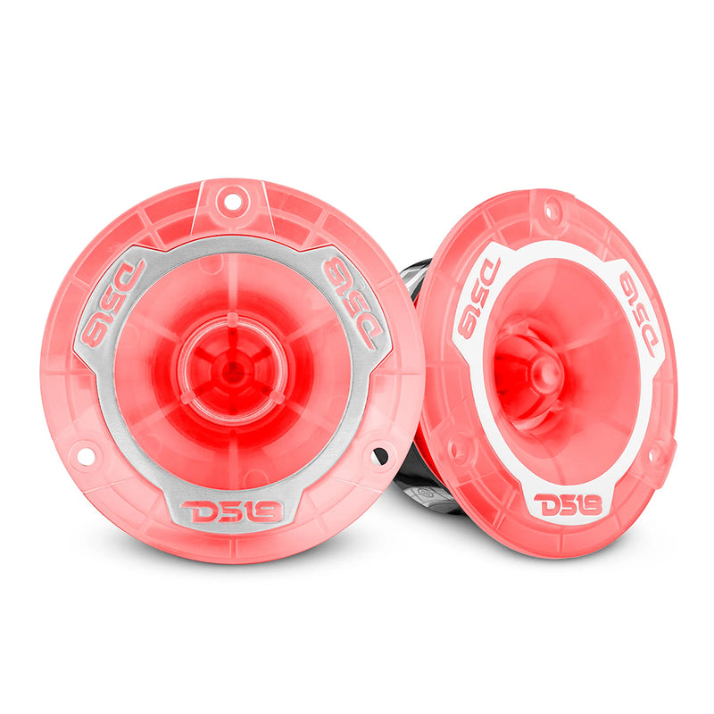DS18 3.8" Pro Super Bullet Tweeter Pair 200 Watts 4 Ohm RGB LED Lights PRO-TW1L