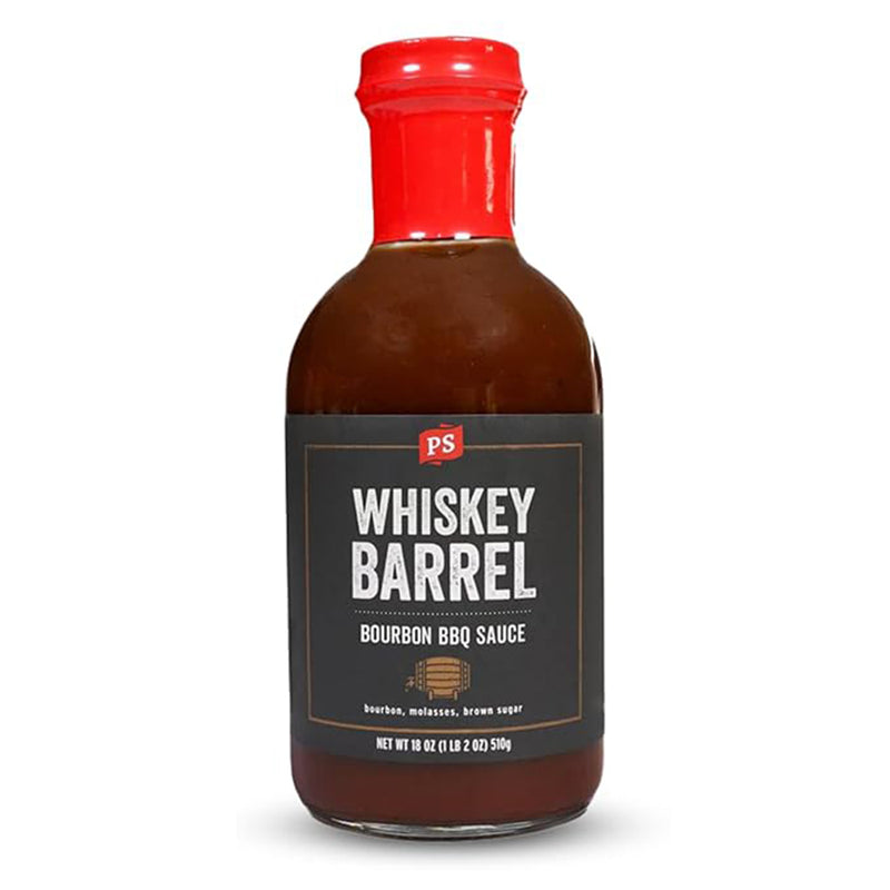 PS Seasoning Bourbon Whiskey Barrel Bourbon BBQ Sauce 18 Oz Bottle Sweet Smokey 32-4323