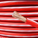 4 Gauge Power Wire Ground Cable Ultra Flex CCA Red Flexible Jacket PW-4GA-100RD