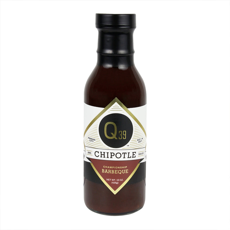 Q39 Chipotle Cilantro Championship BBQ Sauce Sweet & Smoky Gluten-Free 15 Oz