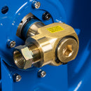 Rapidair 1/2" x 100' Dual Arm Steel Hose Reel 1/2" Inlet and Outlet R-05100